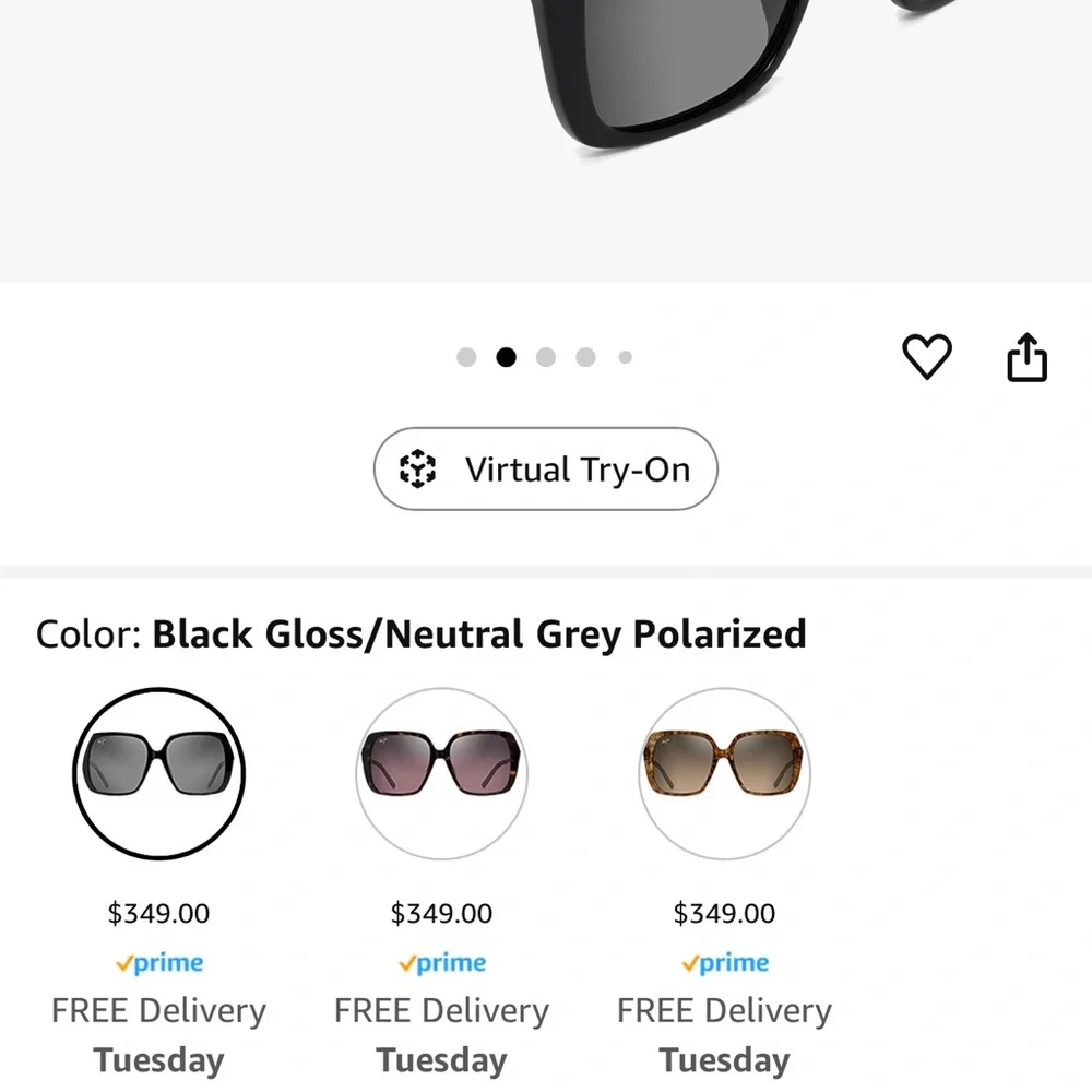 Maui Jim Black Sunglasses
